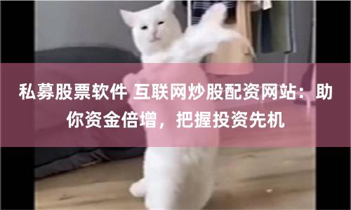 私募股票软件 互联网炒股配资网站：助你资金倍增，把握投资先机